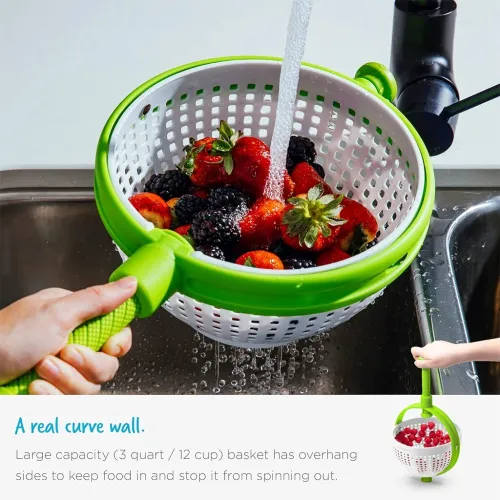 Égouttoir Rotatif Multifonction pour Fruits et Légumes