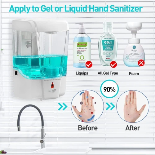 Distributeur automatique de Savon pour les mains sans contact 700ml