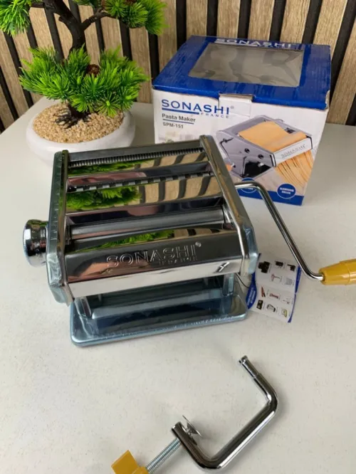 Sonashi SPM-151 Machine Manuelle 3en1 pour Pâtes et Nouilles Maison