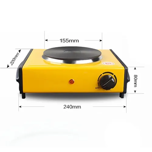 Mini Plaque de Cuisson Électrique 1000W Portable et Robuste