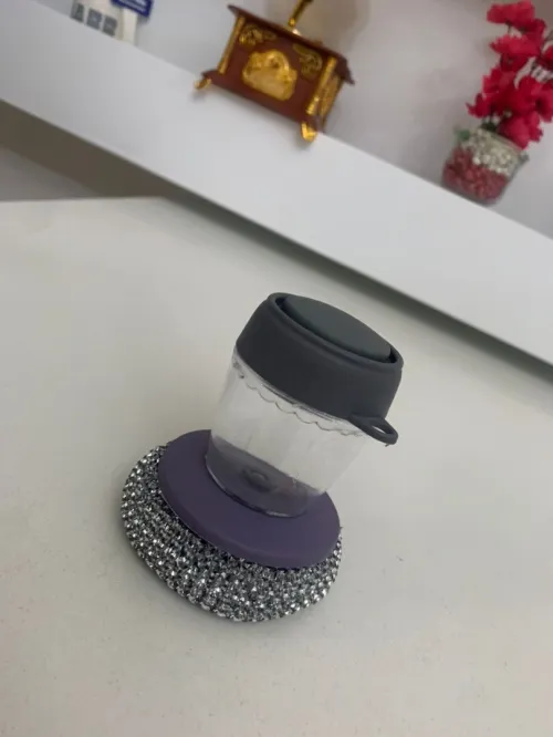 Brosse à Main avec Distributeur de Savon pour Cuisine  فرشاة يدوية بموزع صابون للمطبخ