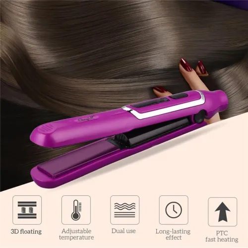 Lisseur à cheveux Portable Recharge USB avec Support