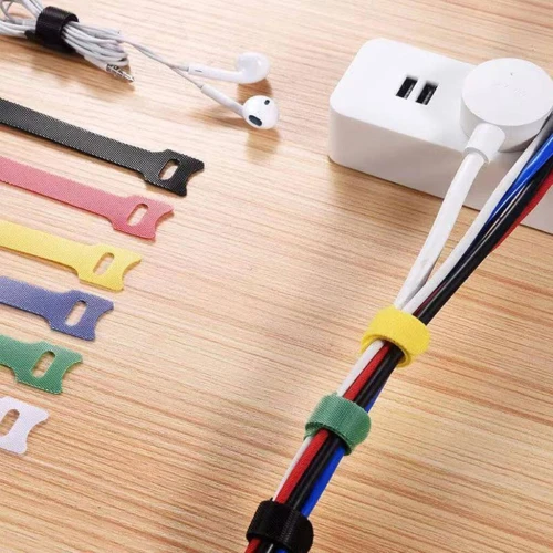 20PCS Organisateurs de Câbles Réglables pour Maison et Bureau