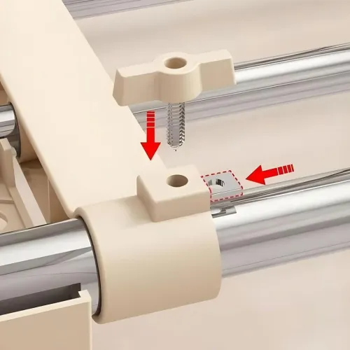 Organisateur de Placard Extensible  Support Télescopique Ajustable