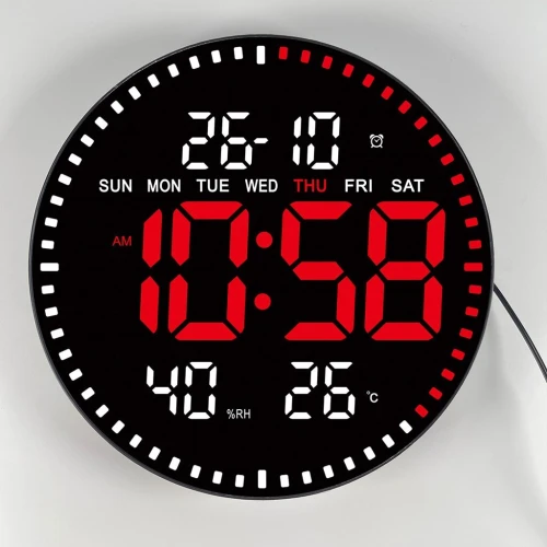Horloge murale numérique LED avec Télécommande JH-2860