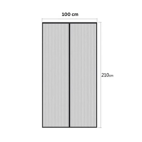 Pack 2 Moustiquaires Pour Fenêtre et 1 Moustiquaire pour porte avec fermeture magnétique
