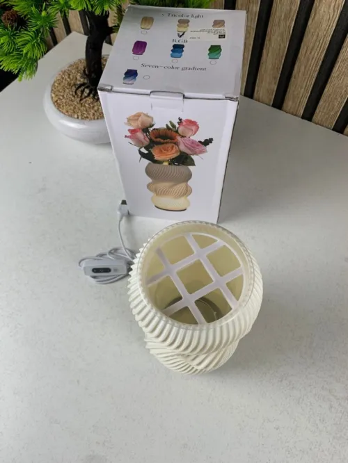 Lampe de Chevet Design avec Vase LED  9 Niveaux de Luminosité