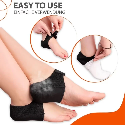 Protège Talon Silicone Confort  Réduction Douleur Pieds