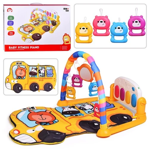 Tapis dÉveil Musical pour Bébé  Piano et Jouets Suspendus