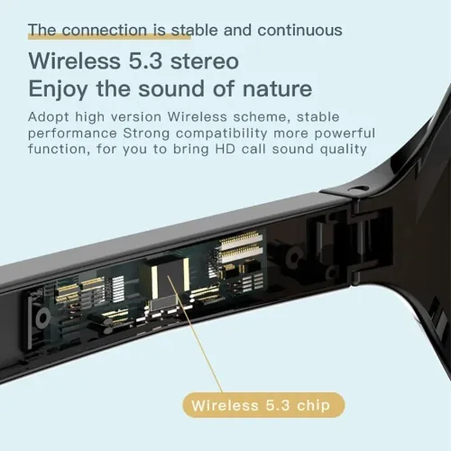 Lunettes Connectées Audio  Écouteurs Intégrés Bluetooth