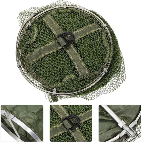 Filet de Pêche Pliable en Maille Facile à Ranger  شبكة صيد الأسماك