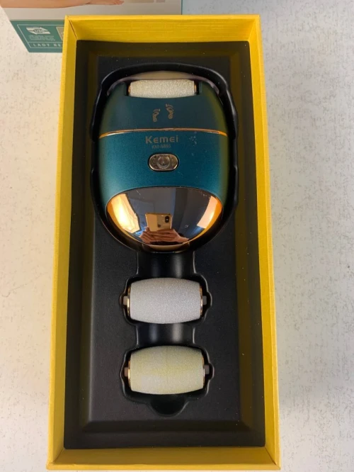 Kemei KM-6865  Appareil Exfoliant Pieds Doux et Lisses