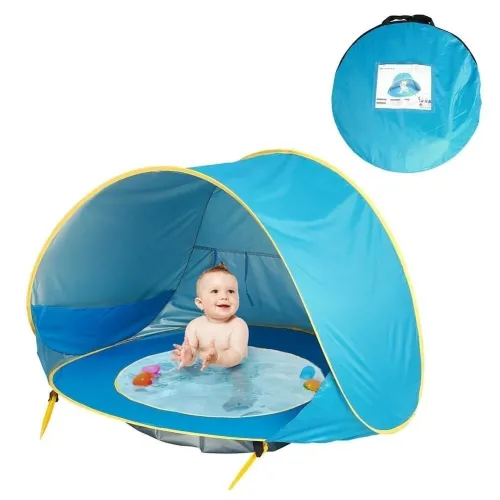 Tente Enfant avec Mini Piscine  Idéal Plage et Jardin
