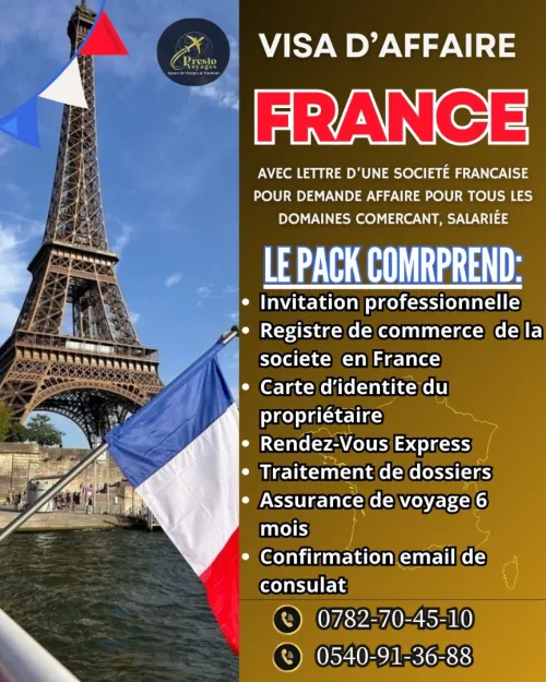 Pack Affaires Visa France