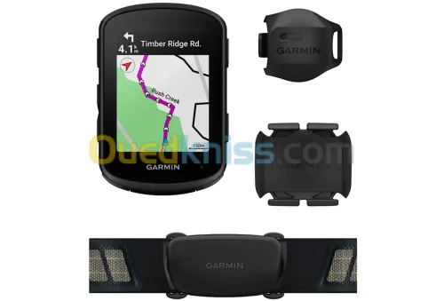 GPS Garmin Edge 830 de vélo avec cartographie + Ceinture cardio-fréquencemètre Garmin HRM Dual