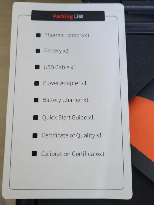 VEVOR Caméra Thermique Tactile 8.9cm - 20 à 460 degrés  - Transfert WiFi