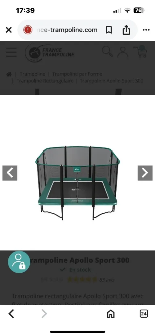 Trampoline appolo