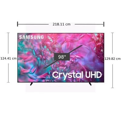Tv samsung 98" crystal  4k uhd 100hz 98du9000
