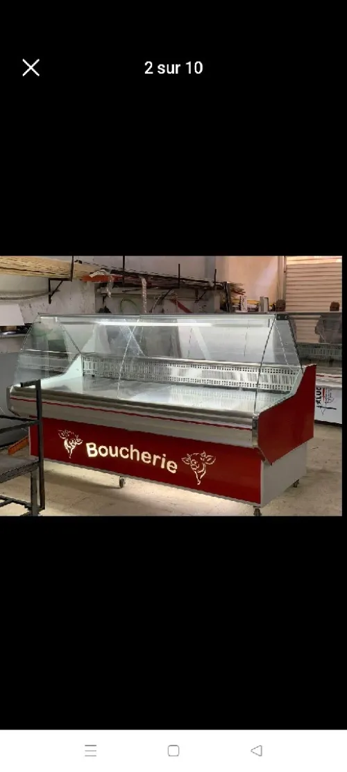Frigos présentoirs boucherie 