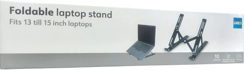 support pour ordinateur portable - Pliable - 13 à 15 pouces - Avec antidérapant - 10 positions