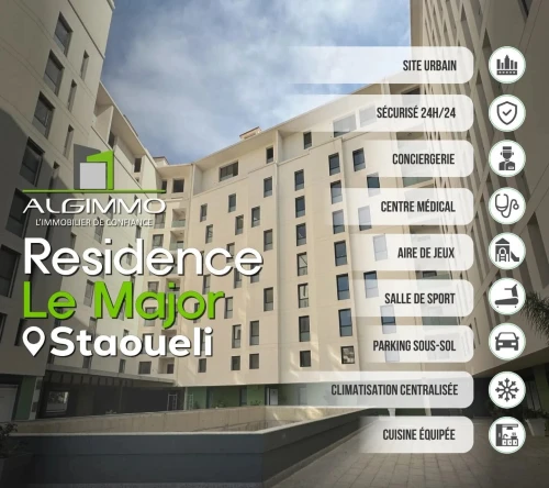 Vente Appartement F3 Alger Staoueli