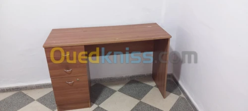 Bureau MDF 3 tiroirs 120 x 50 cm