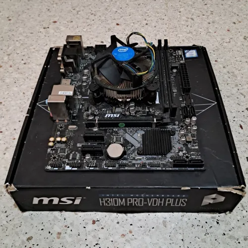 i3-9100F + Msi H310m Pro-Vdh Plus للبيع