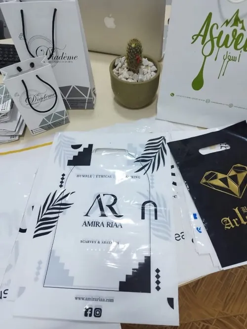 Sac en plastique avec votre logo