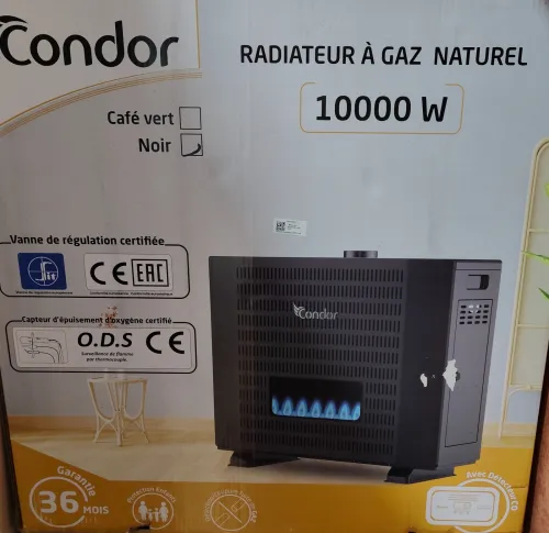 CHAUFFAGE CONDOR 10 KW NOIR
