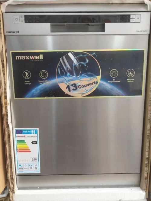 LAVE VAISSELLE MAXWELL 13 COUVERT INOX