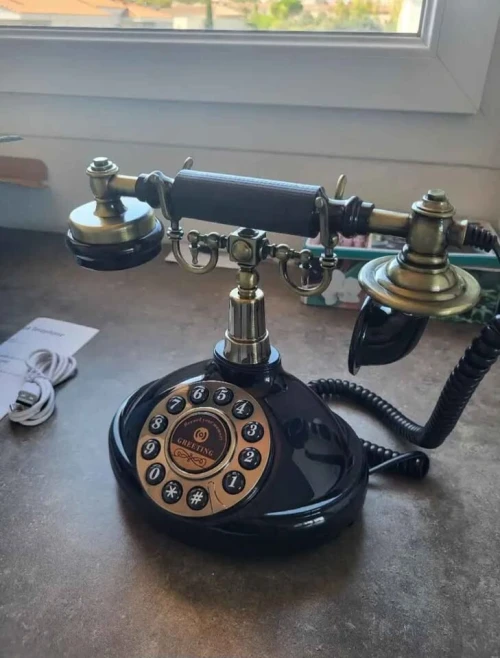 Téléphone d'invités vintage - Charge USB هاتف ضيوف الأفراح و الأعراس كلاسيكي
