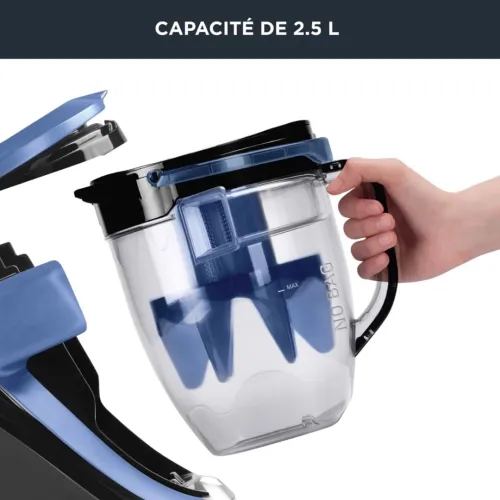 Aspirateur Sans Sac ROWENTA RO7691EA SILENCE FORCE CYCLONIC ANIMAL CARE PRO SILENCIEUX 550W BLEU