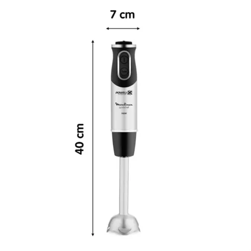 Moulinex Pied Mixeur Quickchef 4En1 1000W DD65H810 Noir/Inox