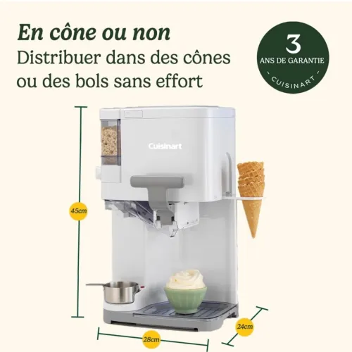 Machine À Glaces , Sorbetière Cuisinart ICE48U