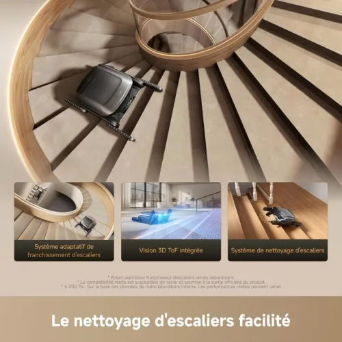 Aspirateur Laveur Robot DREAME X60 Pro Ultra Complete