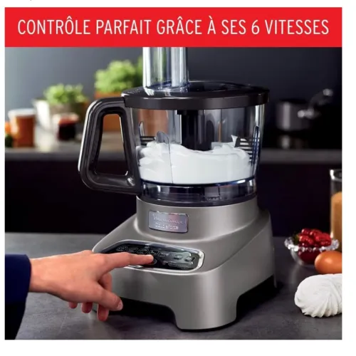 Moulinex Robot Multifonction Double Force 31 Fonctions 1000 Watts FP827E10
