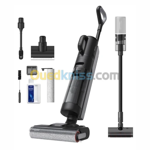 DREAME H12 Dual Aspirateur Nettoyage Intelligent Aspiration Humide Sèche, Aspirateur sans Fil 4 en 1