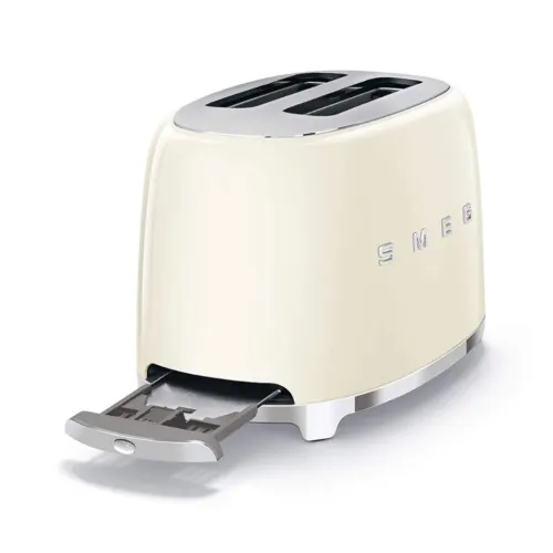 Smeg Grille Pain 2 Tranches Crème TSF01CREU