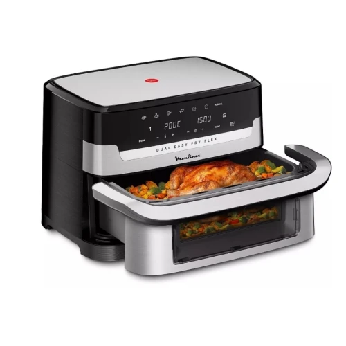 Moulinex Friteuse Sans Huile Easy Fry Dual Flex 9L 2700W EZ922DF0