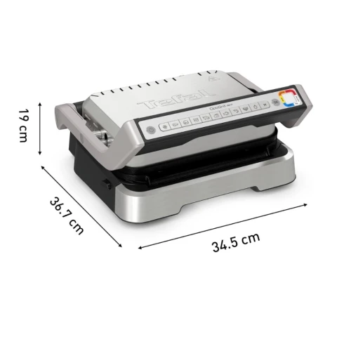 Grill À Viande Tefal OptiGrill 4En1 Intelligent 2100W 9 Programmes GC774D10