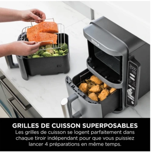 Friteuse Sans Huile Ninja Double Stack XL 9,5L SL400EU