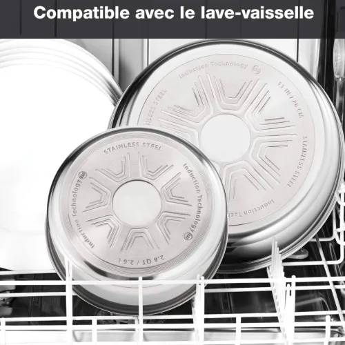 Seb Compact Inox Batterie De Cuisine 20 Pièces