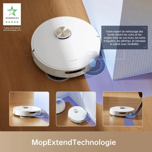 Aspirateur Robot Laveur Avec Station De Vidange DREAME L10S PRO ULTRA HEAT -7000PA-220min Autonomie