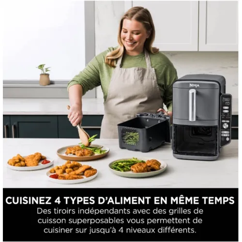 Friteuse Sans Huile Ninja Double Stack XL 9,5L SL400EU