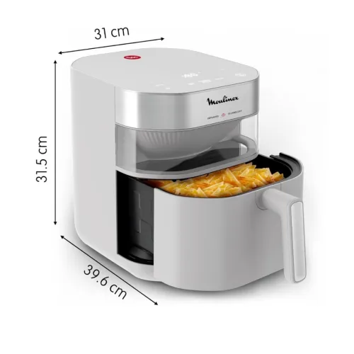 Moulinex Friteuse Sans Huile Air Fryer Easy Fry Infrared 7L EZ831GF0