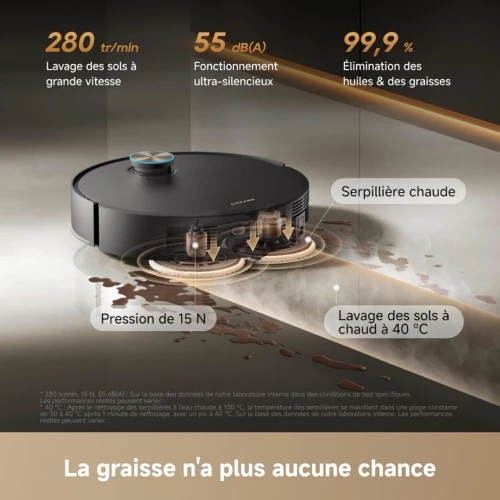 Aspirateur Laveur Robot DREAME X60 Pro Ultra Complete