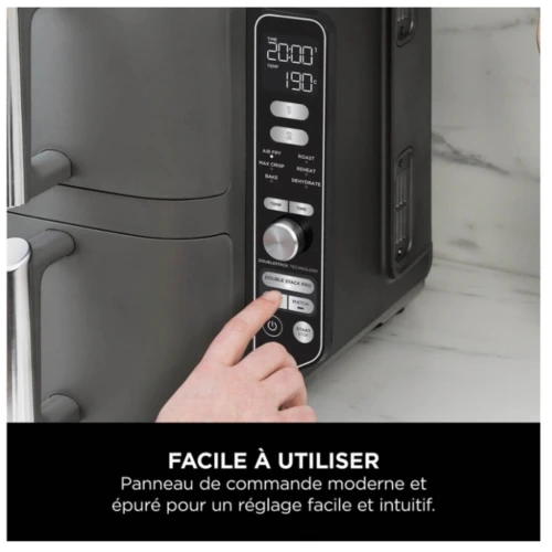 Friteuse Sans Huile Ninja Double Stack XL 9,5L SL400EU