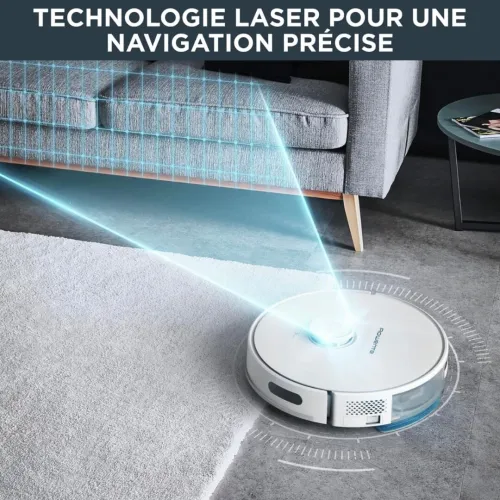 Aspirateur Robot Laveur Vidage Automatique, Nettoyage 4-En-1, Rowenta X-Plorer Serie 75 S+ RR8587WH