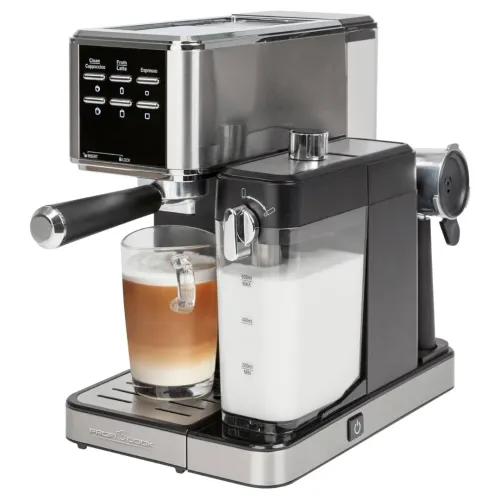 ProfiCook Machine à espresso 2en1 pour café en poudre et capsules , 20Bar PC ES 1266