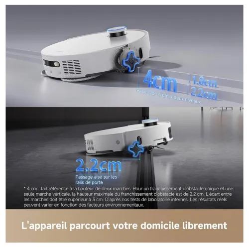 DREAME L50 Pro Ultra Robot Aspirateur Laveur - Vidange Automatique - Navigation360- 19500Pa